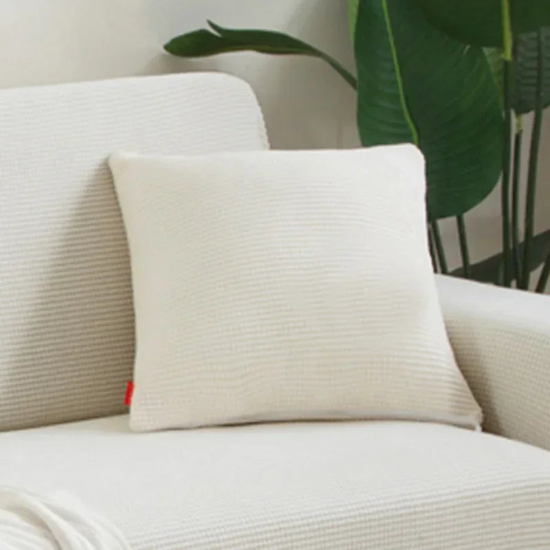 Solid Color Corn Grain Cover Candy Color Pillow Cover for Sofa Office Waist Back Cover Home Decorative Pillowcase Decoration
