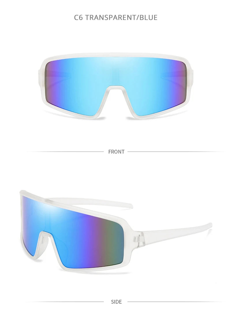 Fashion Big Sport Sunglasses Men Women Brand Designer Oversized Sun Glasses Unisex Luxury Driving Hiking Cycling Goggle Shades