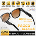 AI smart glasses for first person photography, video shooting, intelligent image recognition, object recognition, language trans