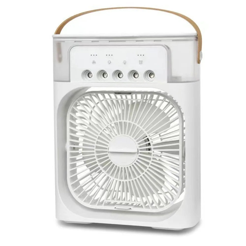 3 In 1 Fan AIr Conditioner Household Mini Air Cooler LED Night Light Portable Humidifier Air Adjustment Fan Office Home Fan