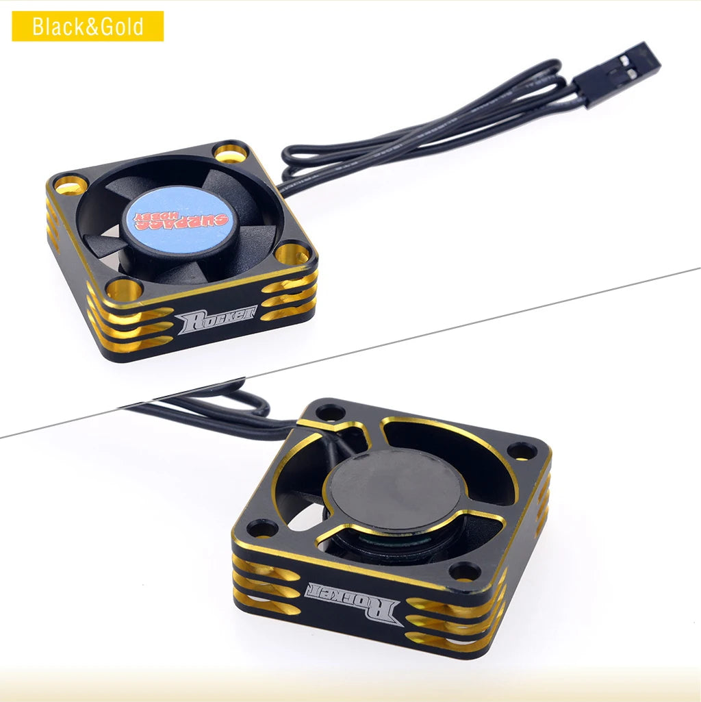 Rocket RC Fan 25mm 30mm 35mm 40mm 50mm SURPASS HOBBY Heat Dissipation Cooling Fan for For 1/10 1/8 Brushless Motor RC Car Part.