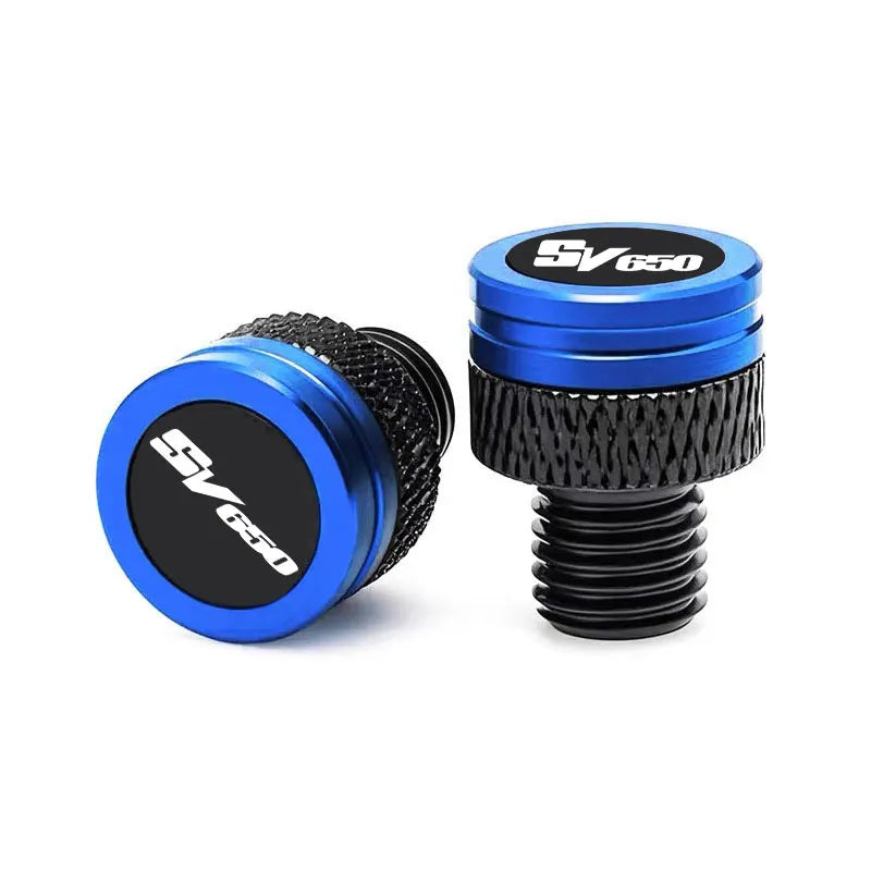 Motorcycle CNC Rearview Side Mirror Hole Cap Plug Accessories For Suzuki SV 650/650X SV650 SV650X Gladius SFV 650 SFV650