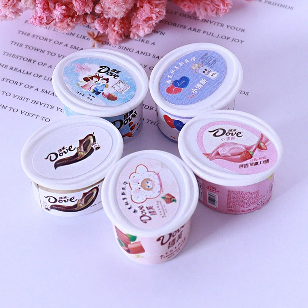 1/12 Or 1/6 Dollhouse Miniature Supermarket  Daily Necessities Snacks Cookies Chocolate Sauce Jam For Blyth Doll Accessories Toy