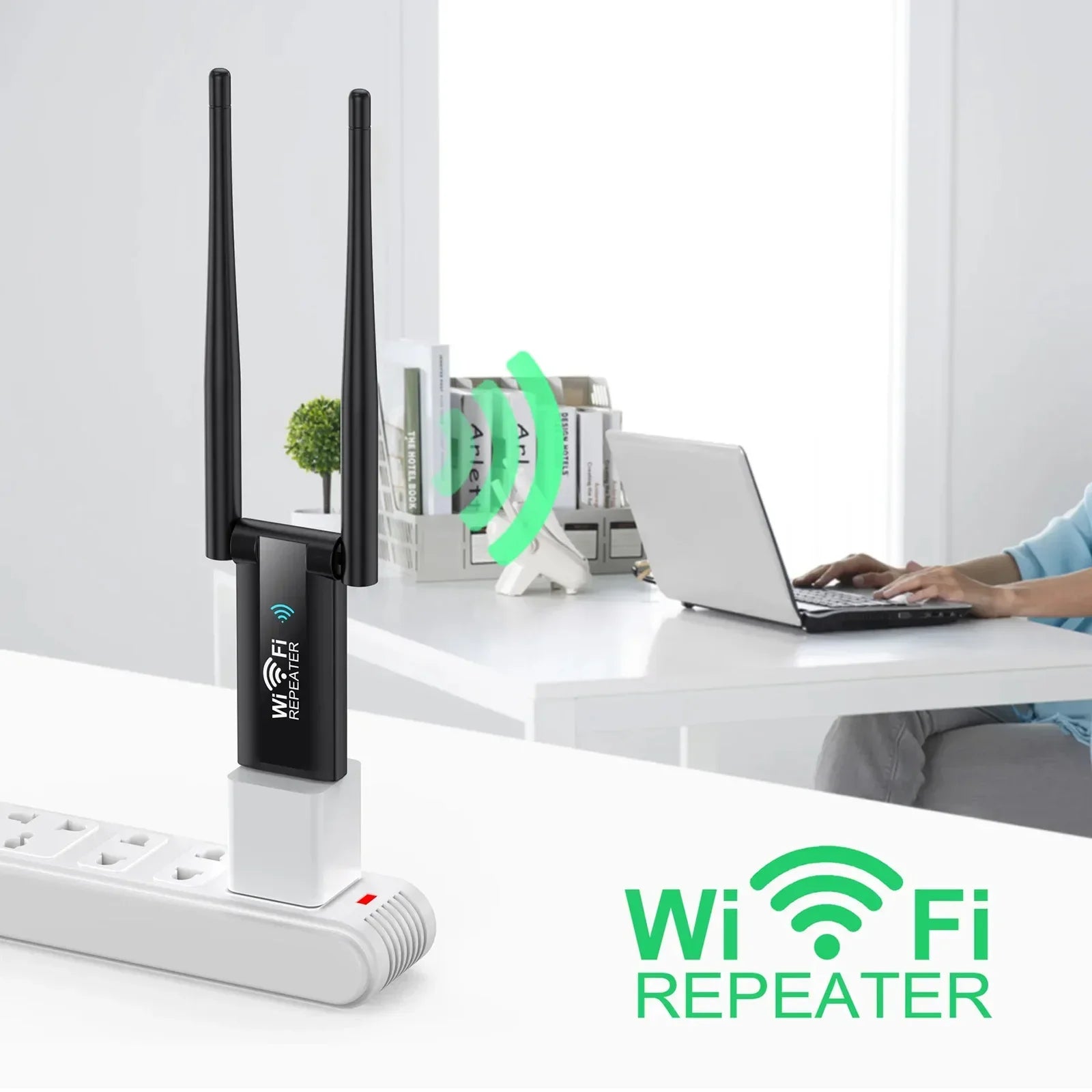 Wireless 2.4G 300Mbps USB WiFi Repeater Extender WiFi Signal Amplifier Booster Long Range Wi-Fi Router Home Network Extension
