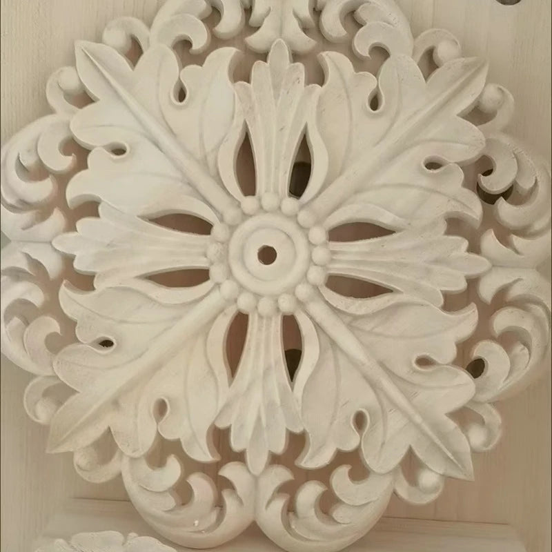 Wooden Vintage Living Room Wall Decors Clock Shape Nordic Luxury Classic Wall Art Retro Unique Simple Modern Home Decoration