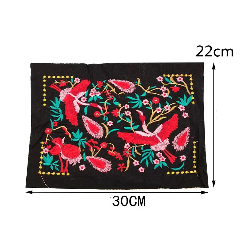 1pcs Embroidered Patches for Clothing Sewing on Appliques Dress Decor