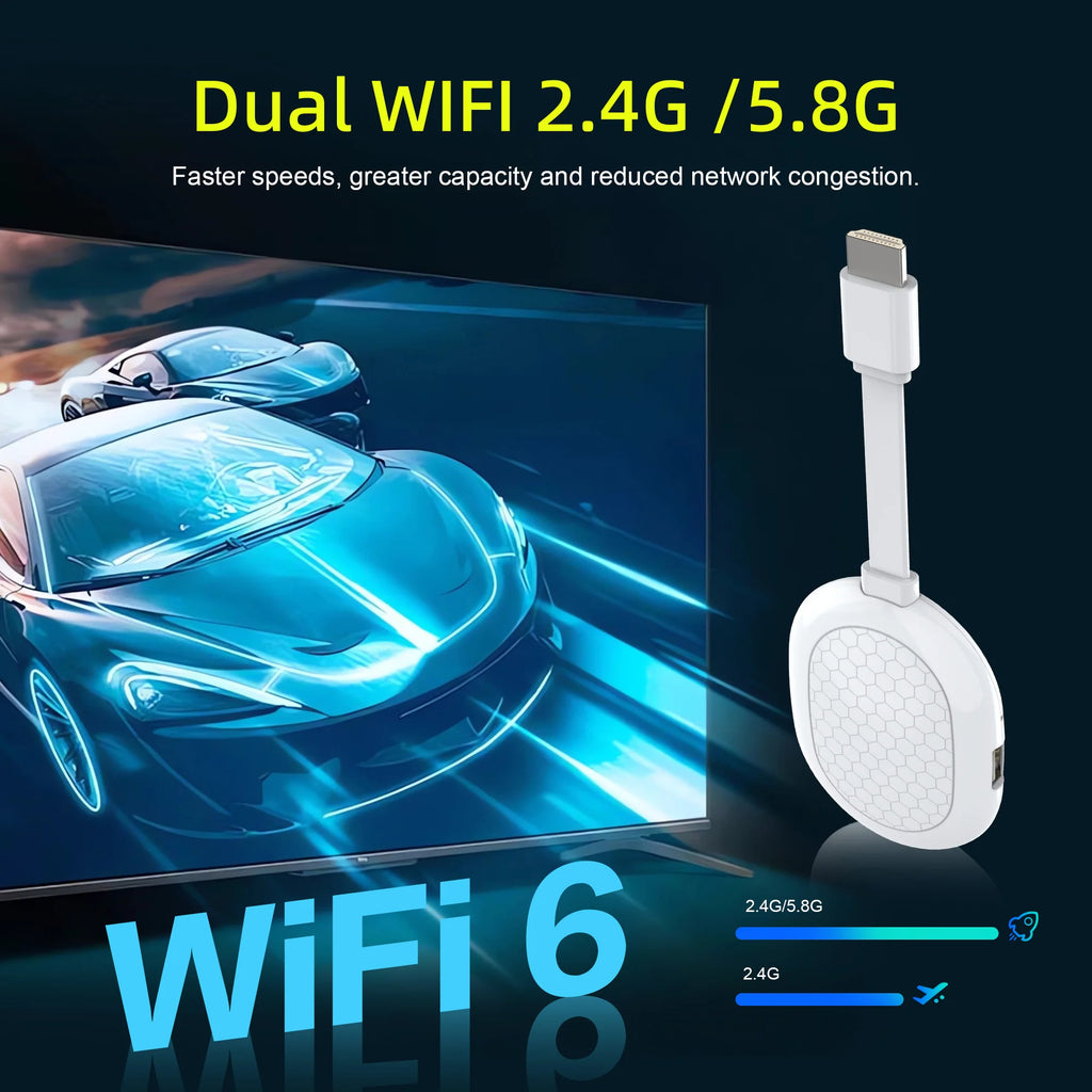 Smart TV stick Android14 Allwinner H313 Mortal Q2S Chromecast Voice remote WiFi6 4K@60fps WiFi6 Blueooth 2GB8GB16GB Streaming