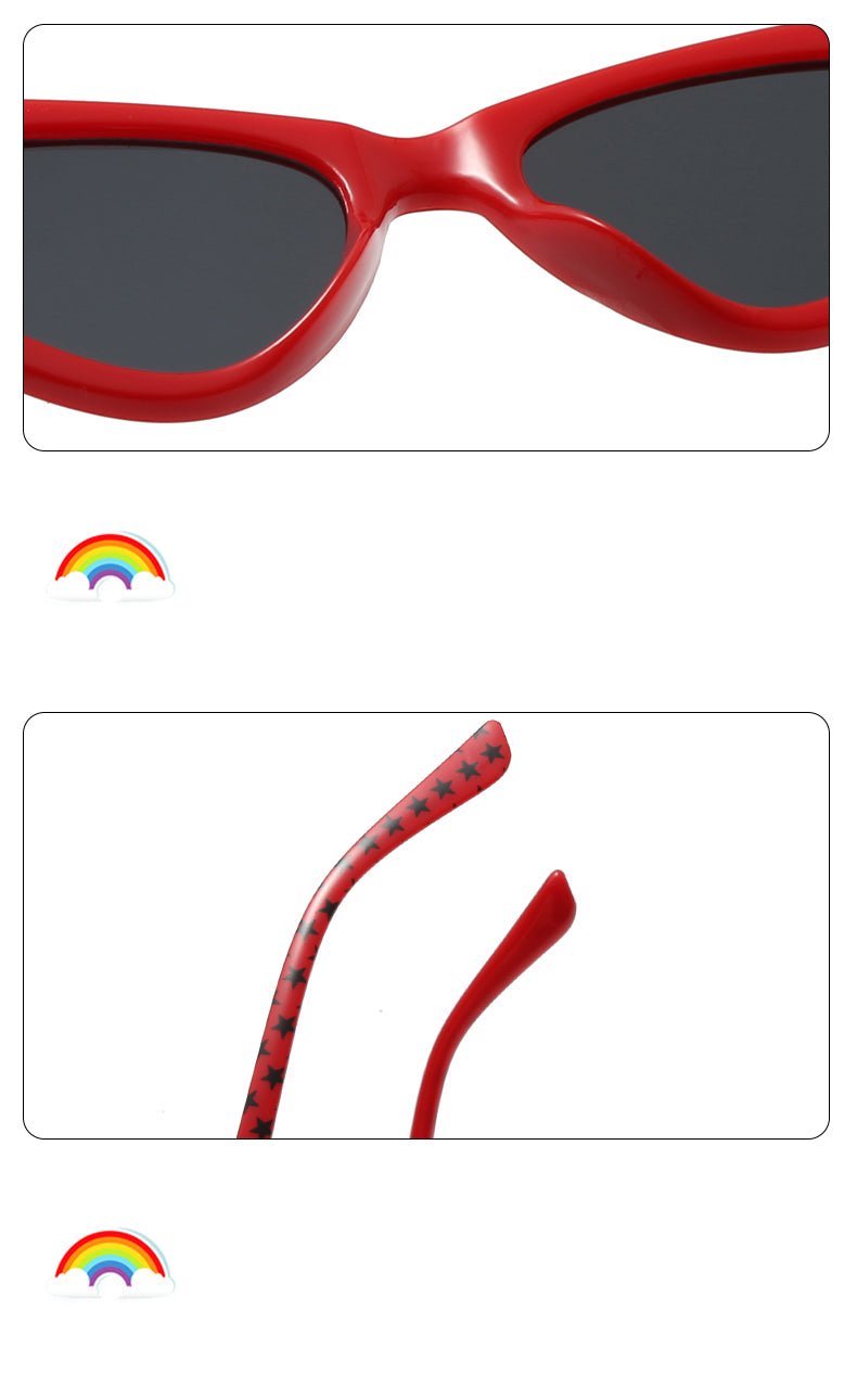 Children Sunglasses Fashion Cute Cat Eye Eyewear For Girl Boy Baby Kids Infant Shades Goggles Outdoor Anti-glare UV400 Glasses