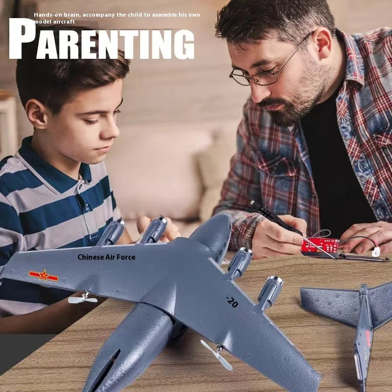 Rc Plane New Product: Chinese Military C17 Transport Aircraft, Y-20 Fixed Wing Qf005b Remote Control Glider, Diy Model Aircraft