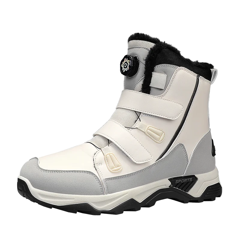 High-top Snow Boots for Men New Winter Collection Outdoor Leisure Slip-resistant and Wear-resistant Men's Shoes