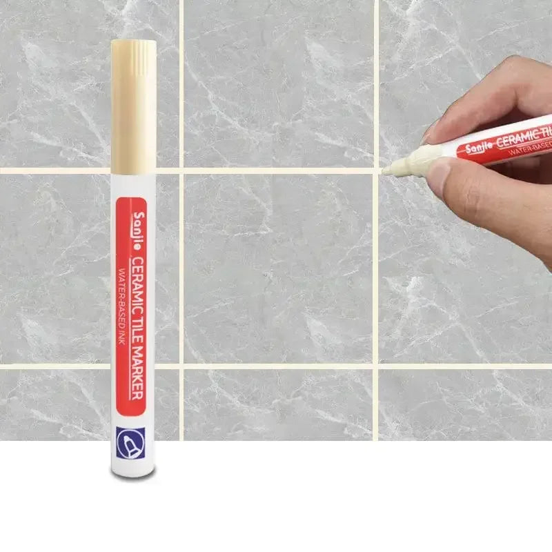 12 Color White Waterproof Tile Marker Grout Pen Wall Seam Pen For Tiles Floor Bathroom Decontamination Seam Repair Tools