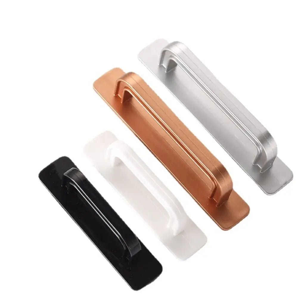 Cabinet Handles  Kitchen Door Handles Cupboard Pulls Drawer Knobs Self-adhesive No punching Furniture  Door Pulls
