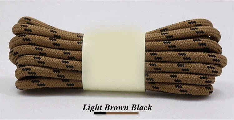 Bold Round Hiking Shoe laces Sneakers Shoelaces High Top Outdoor Walking Boot Laces Shoes Strings Diameter 0.5CM Shoelace 1Pair - Free Item