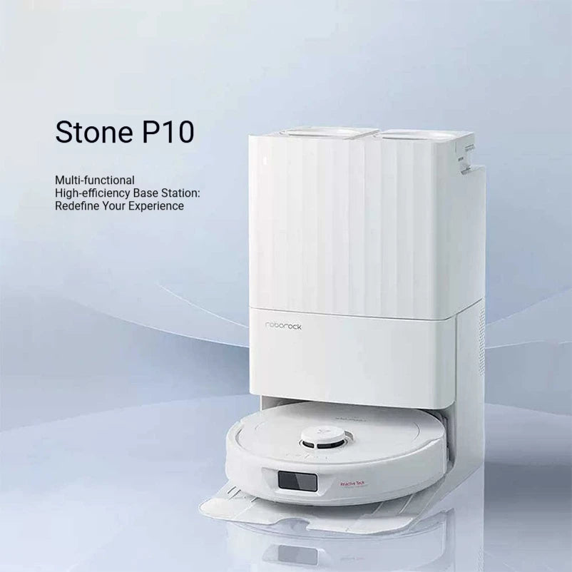 Roborock P10 Robot Vacuum and Mop, Self-Emptying Dock, Auto Mop Lifting, 5500Pa, Perfect for Hard Floors and Pet Hair