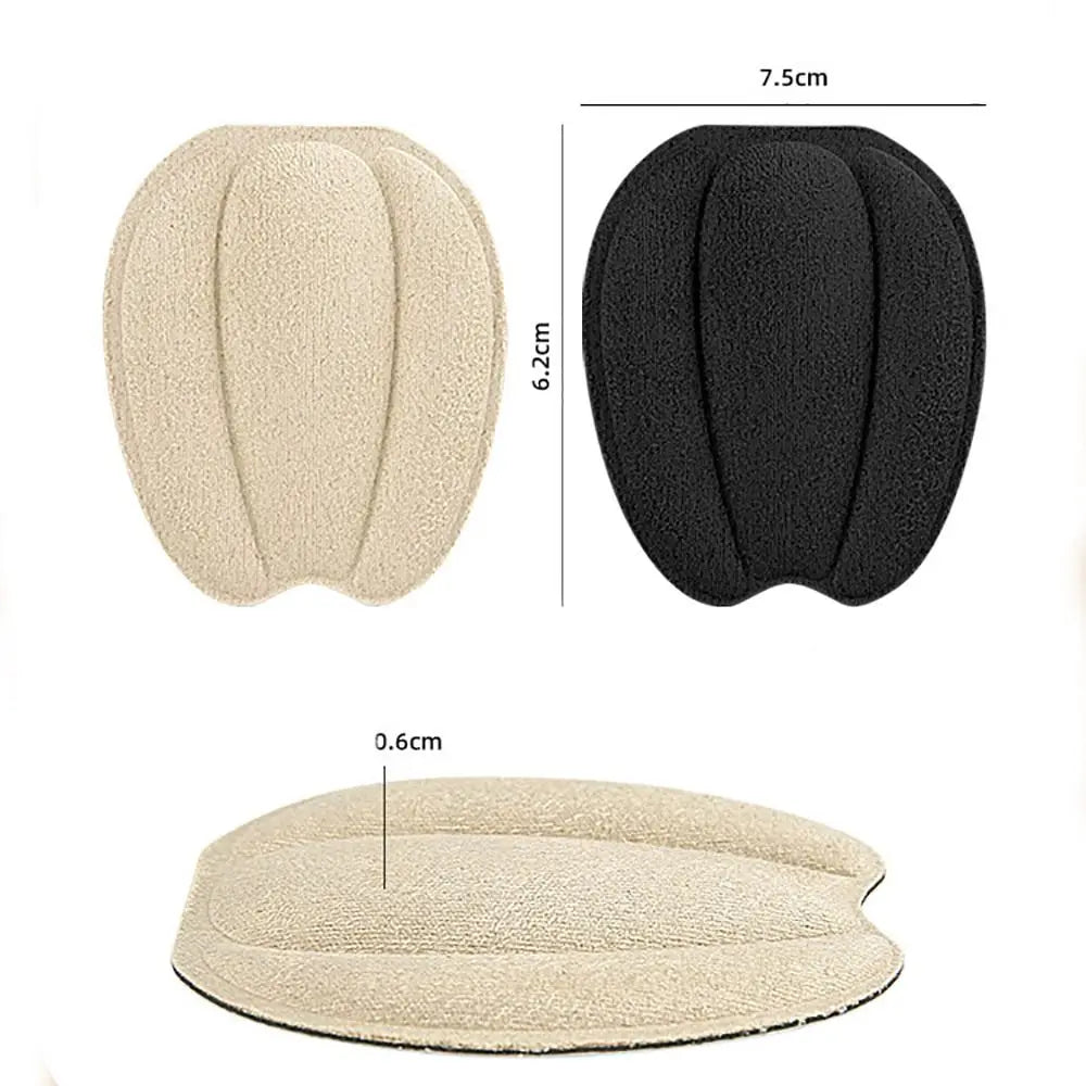 Replacement Non Slip Shoe Tongue Pads Breathable Soft Heel Pads Size Reducer Shoe Filler