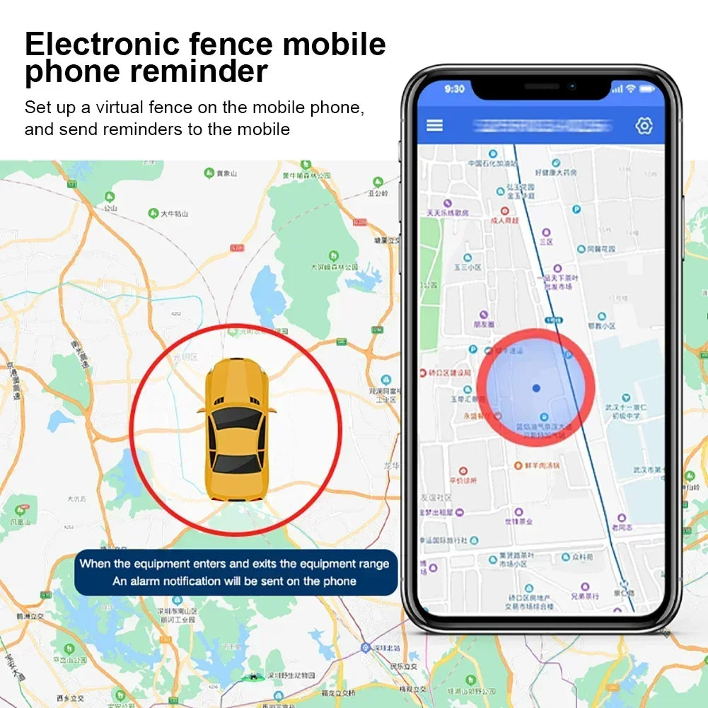 Car NEW GPS Circular Tracking Device Vehicle Tracking Device Mobile Phone Audio Recording Car Circular Wireless Tracker