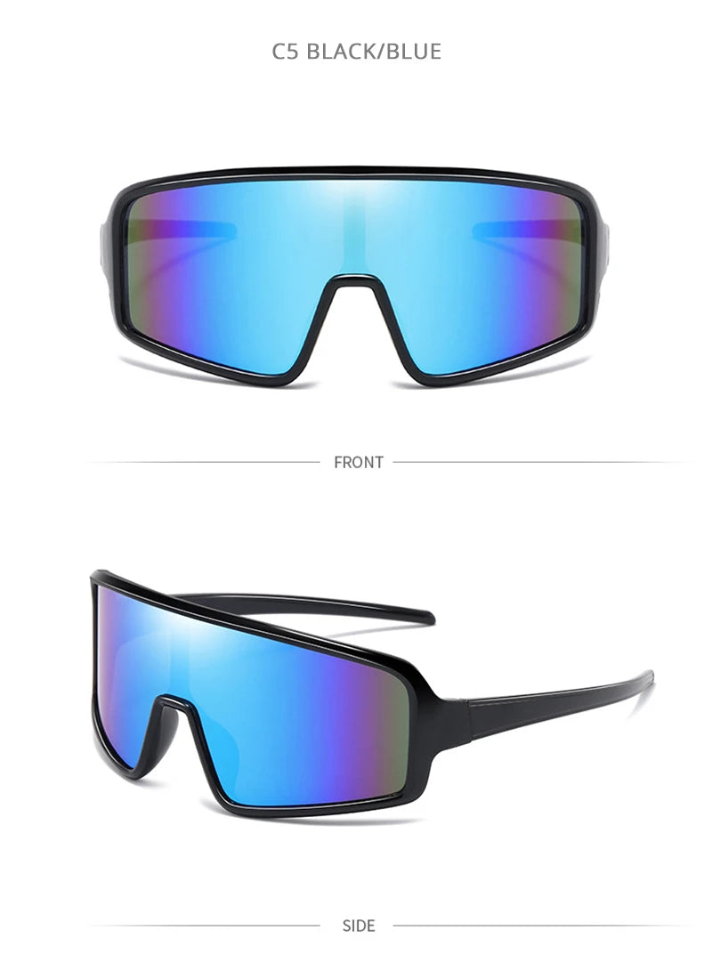 Fashion Big Sport Sunglasses Men Women Brand Designer Oversized Sun Glasses Unisex Luxury Driving Hiking Cycling Goggle Shades