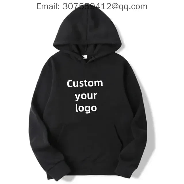 Free Addition of Logo for Men's and Women's Customized Hoodies, with the Option to Print Photos and Logos of Your Design as High