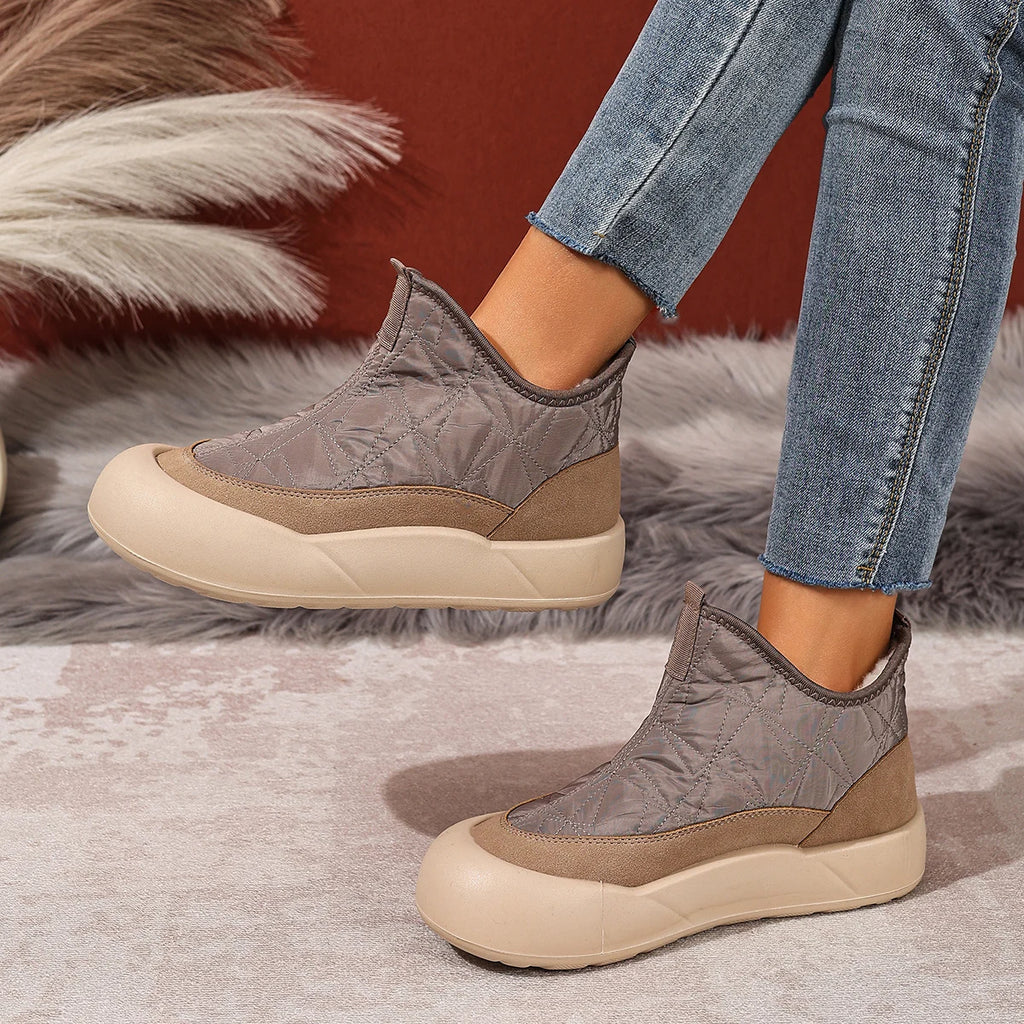 Women's cotton shoes for winter 2025 casual fashion versatile warm slip-resistant wear-resistant sole free shipping shoes for