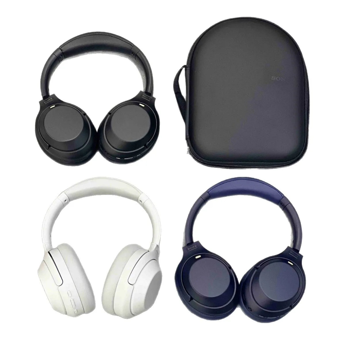 New High-End WH1000XM4 Active Noise Cancelling Over-Ear Bluetooth Headphones, Wireless Call and Sports Headphones with Storage