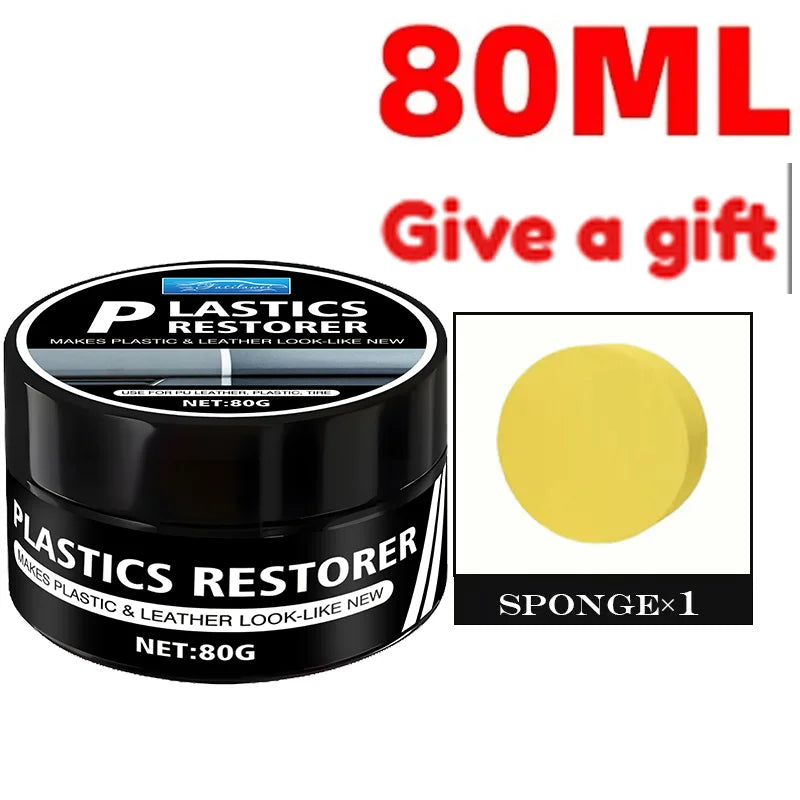 Automotive interior gloss paste, suitable for seats, doors, tires, uses whitening and maintenance to maintain long-lasting luste