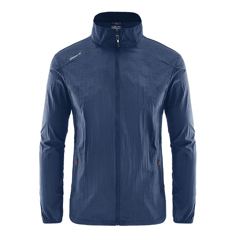 Summer Jackets Men Male Windbreaker Fishing Coats Father Ultrathin Sunscreen Jacket Youth Outerwearing Clohting Traveling Korean