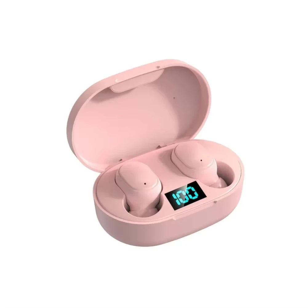 E6S TWS Bluetooth Earphones Wireless Bluetooth Headset Noise Cancelling Headsets With Microphone Headphones For Xiaomi iphone