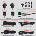 360° Panoramic Car Camera - 1080P HD,Infrared Night Vision,Rear & Front Left/Right View,Car Electronics,Vehicle Security Cameras