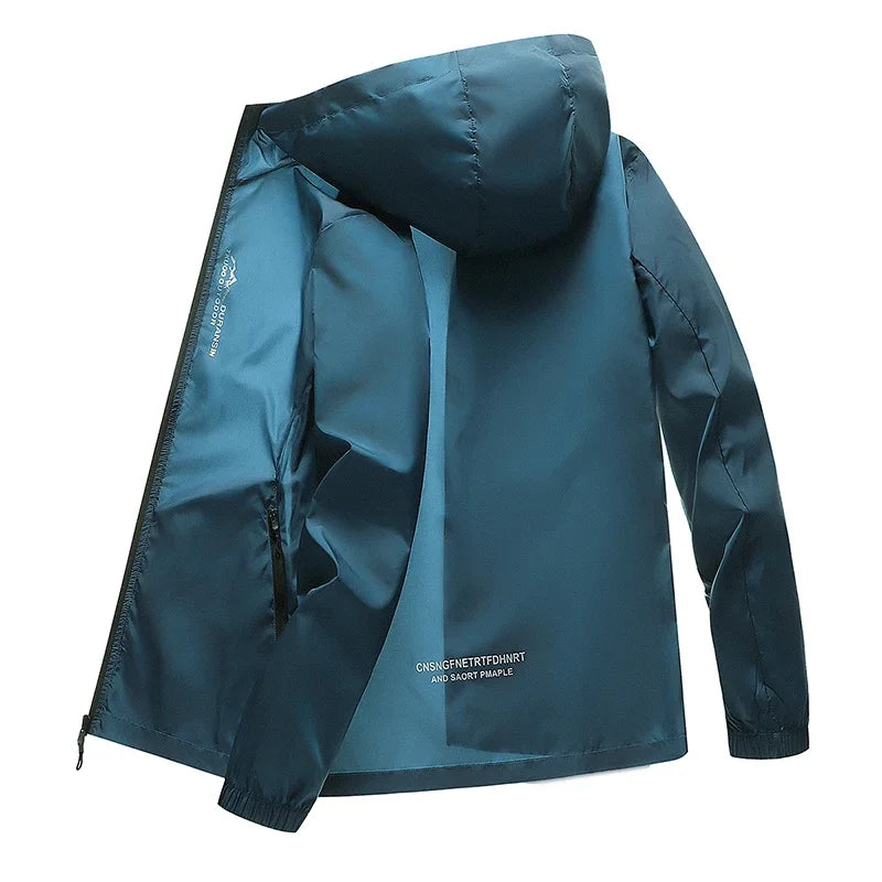 2025 Sunscreen Coats Men's Breathable Sports Waterproof Jacket Summer UV Protection Outdoor Fishing Skin Clothing
