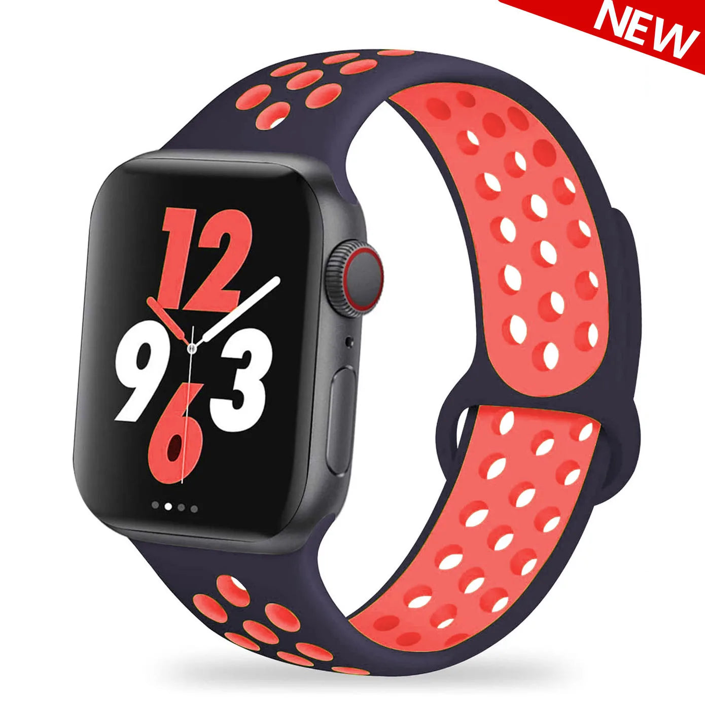 Silicone Strap For Apple Watch Band 45mm 44mm 40mm 49mm 41mm 38mm 42mm Sport bracelet iWatch Ultra 2 Series 9 8 7 6 se for nike