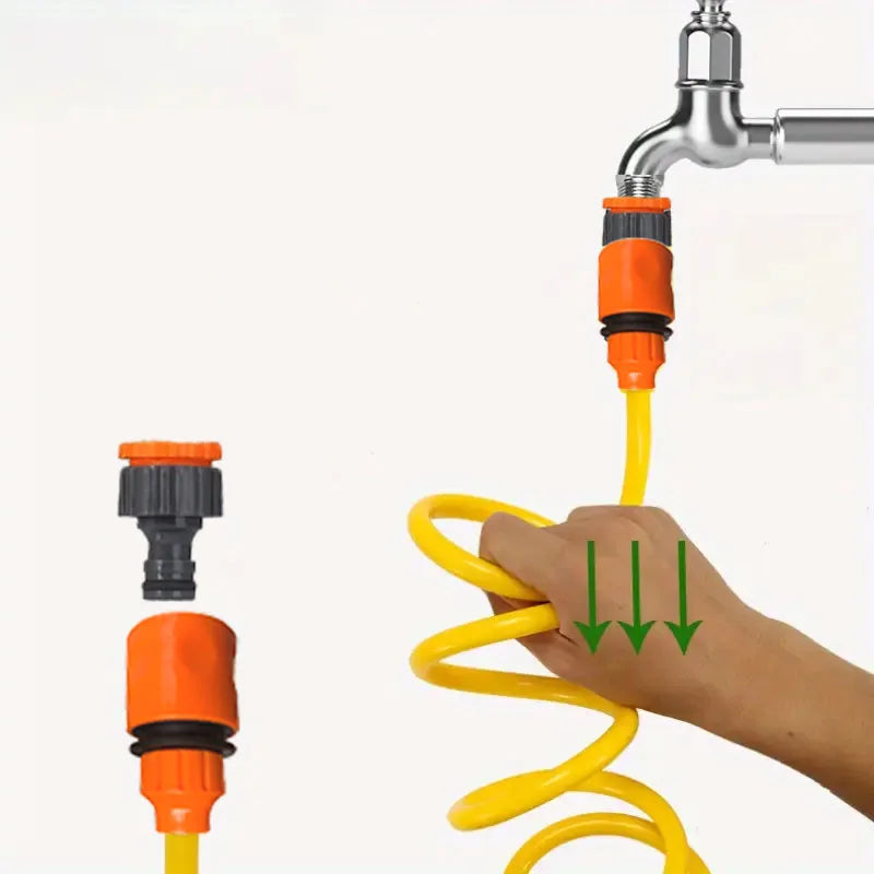 Car Washing Magic Garden EVA Spring Fube, High-Pressure Car Washing Foam Water Gun, Lawn Irrigation And Watering Tools GOUN HOSE
