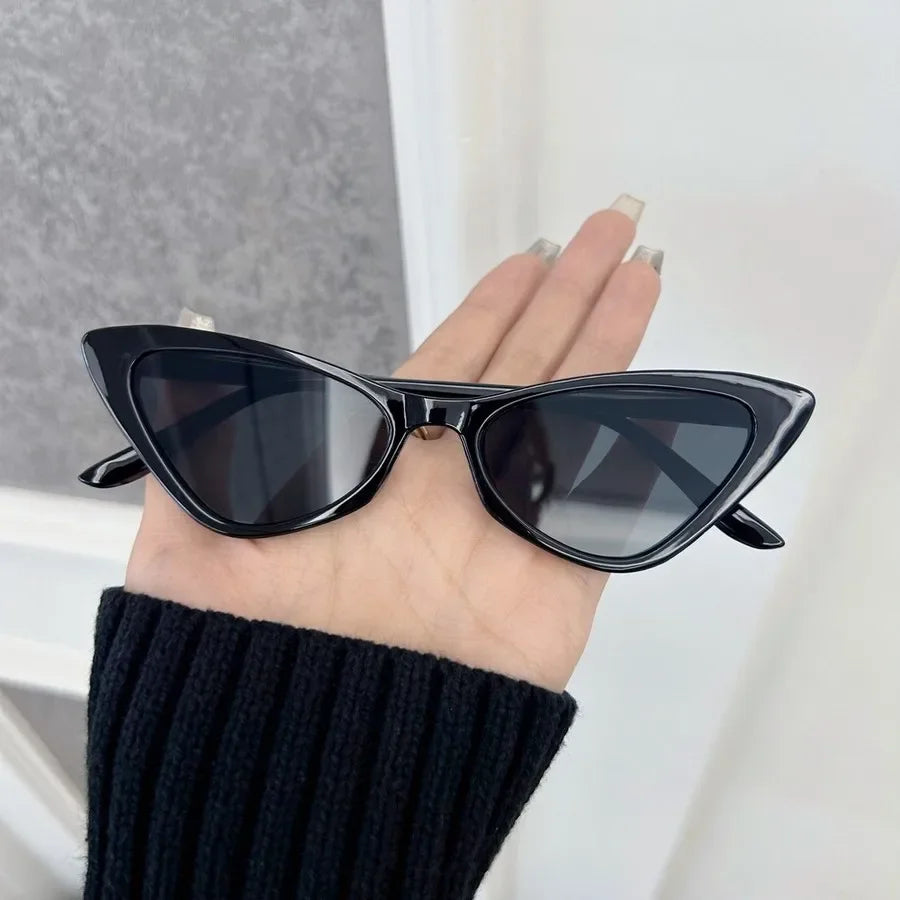 Designer Cat Eye Sunglasses Women Men Vintage Brand Sun Glasses Female Male Small Frame Mirror Retro Oculos De Sol