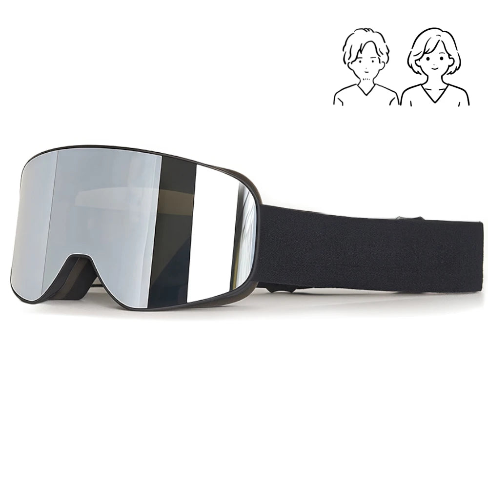Fashion Adult Ski Goggles HD Lenses Skiing Glasses All Day Wear Snow Mountain Sports Snowmobile Snowboard Accessories