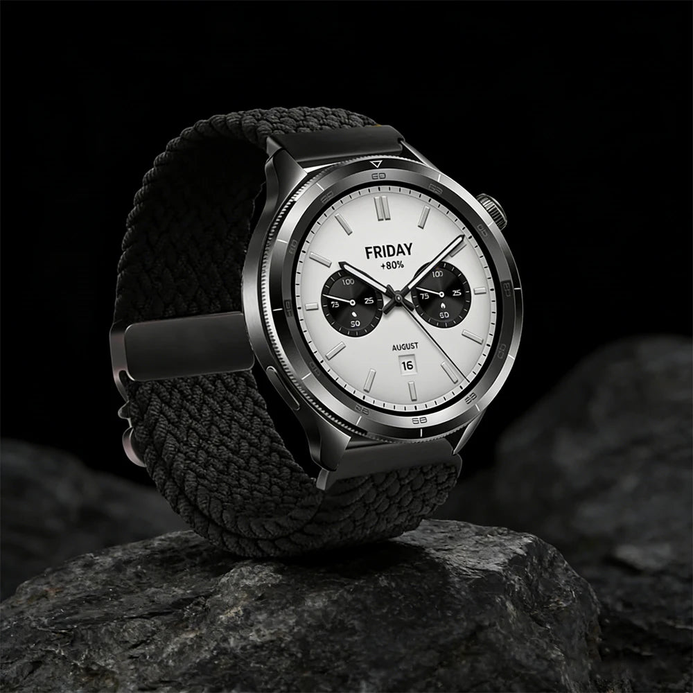 For Xiaomi watch S4 S3 S2 S1 Active Strap Parachute Braided Bracelet correa for Xiaomi watch Color 2 Color Sport Band 18mm 22mm - Free Item.