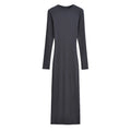 Midi dresses for women 2024 Winter dress sexy knitted dresses elegant bodycon dress knit vintage clothes long sleeve dress grey