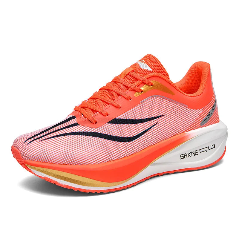 New Running Shoes for Jogging and Marathon Sports, Mesh Fabric with True Carbon Plate, Men's and Women's Hiking Shoes 2025 Men's