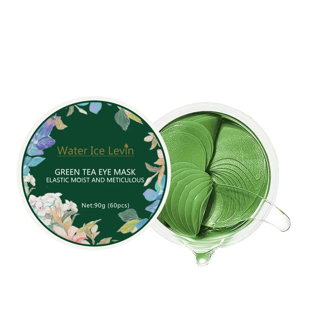 Green Tea Eye Mask, Powerful and Moisturizing, Delicate and Tightens the Skin Around the Eyes, Glossy Skin, Softer Skin, Say Goodbye to Dryness and Dullness, as a Gift