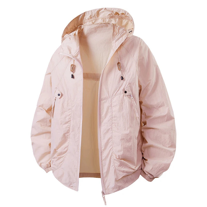 Spring Summer Mens Lightweight Hiking Jacket Outdoor Men Suncreen Breathable Hooded Coats Men Quick Dry Sports Fishing Jackets