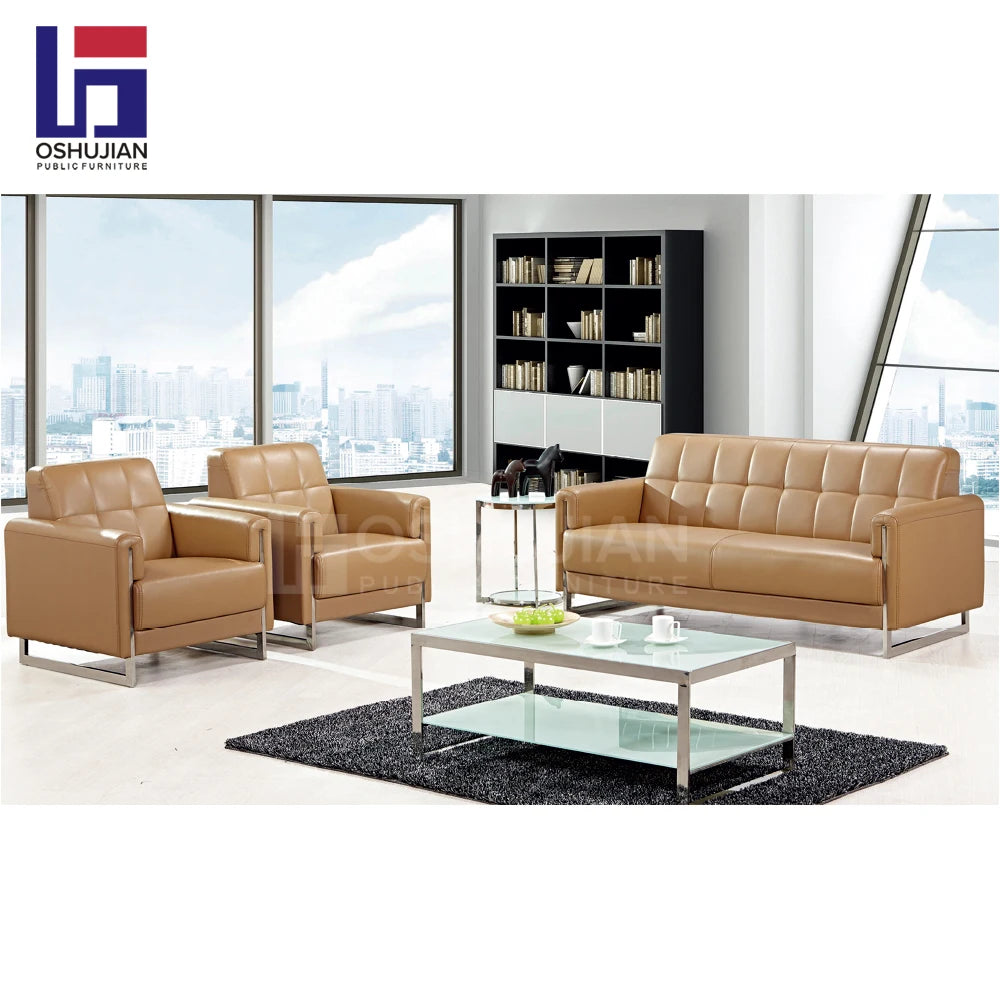 Office Furniture Living Room Public Area Salon Waiting Office 1 2 3 Seat Conference Room  Reception Sofa Set