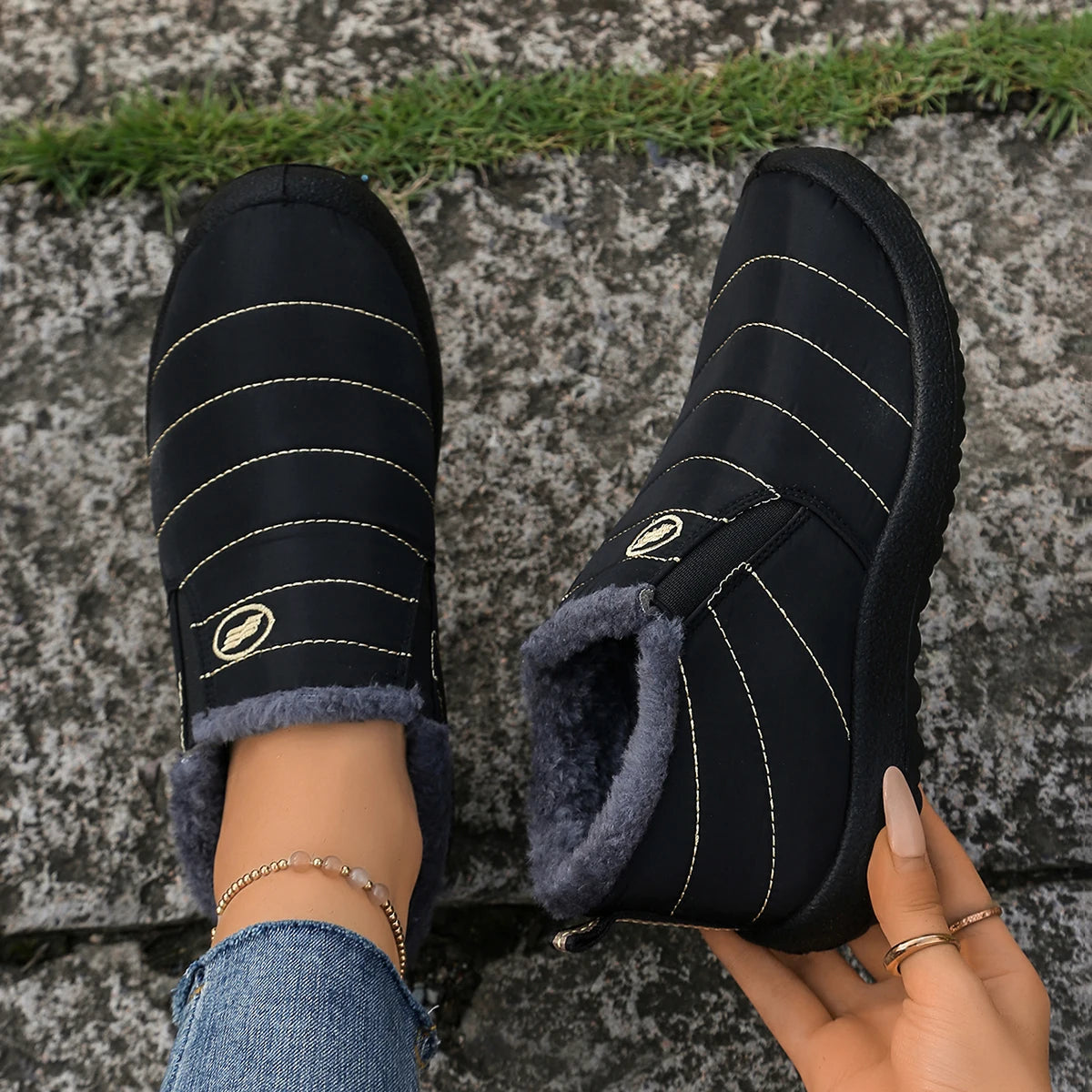Women's shoes Women's cotton boots for autumn and winter are warm, comfortable and anti-slip Shoes woman free shippiing shoes