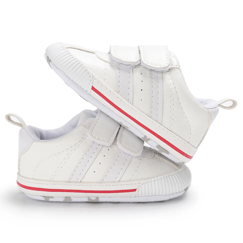 Spring and Autumn Style Baby Walking Shoes Baby White Shoes Casual Single Shoes For Boys and Girls Anti Slip Baby Shoes