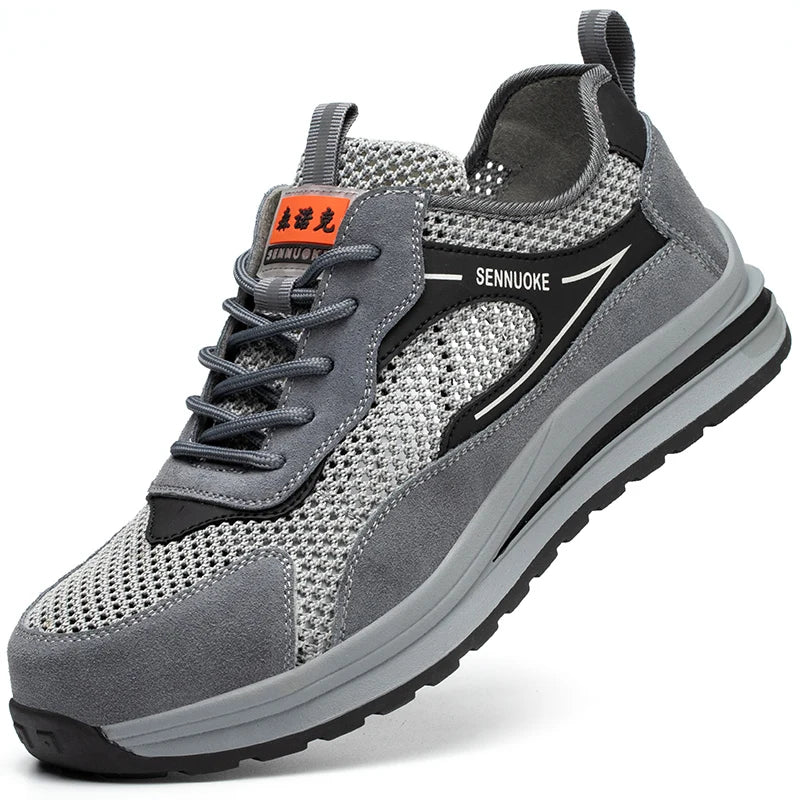 Safety Shoes Sport Shoes Men for Work Sneakers Lightweight Steel Toes Tree Shipping Industria Safety Tennis