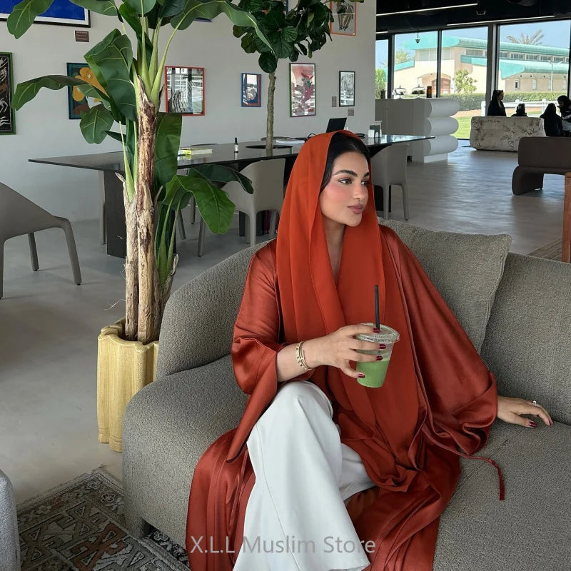 Ramadan Decoration 2024 Muslim Girl Army Green Prayer Dress Robe Abaya Dubai Luxury Femmes Kaftan Kebaya Cardigan Islamic Gift