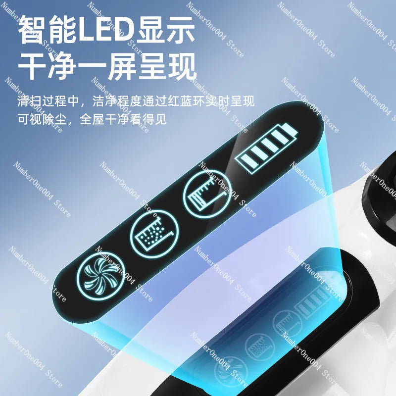 Fully Automatic Smart Floor Scrubber and Vacuum, Two-way Automatic Water Inlet/outlet, Handheld Cleaning  for Home Use