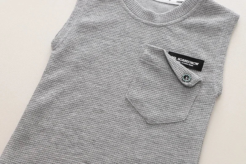 Cotton Soft baby Boys' and Girls' Clothing sets Casual Fashion kids Short Sleevesuits Summer Wear