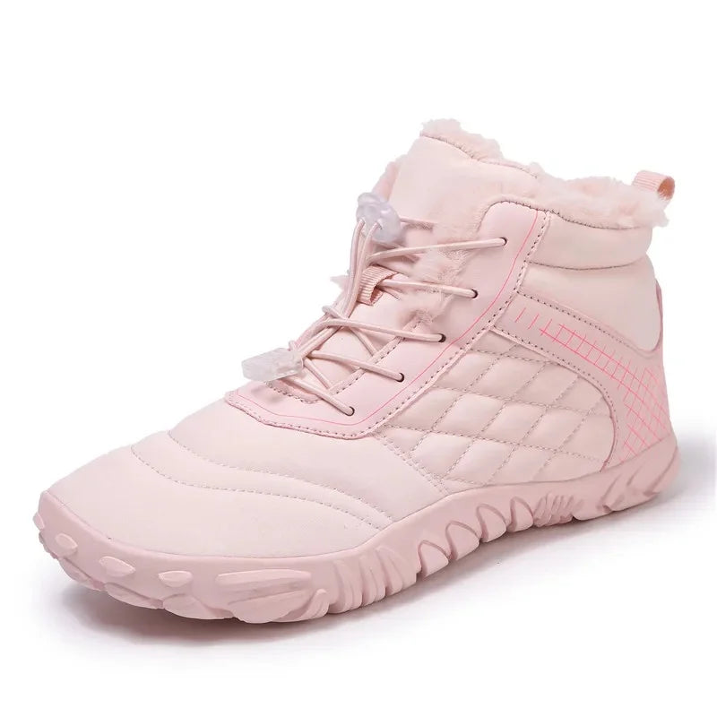 Brand New Winter Boots for Men Women Snow BareFoot Outdoor Non-slip Warm Fur Casual Sneakers Plus Size Ankle Boots Hiking Shoes