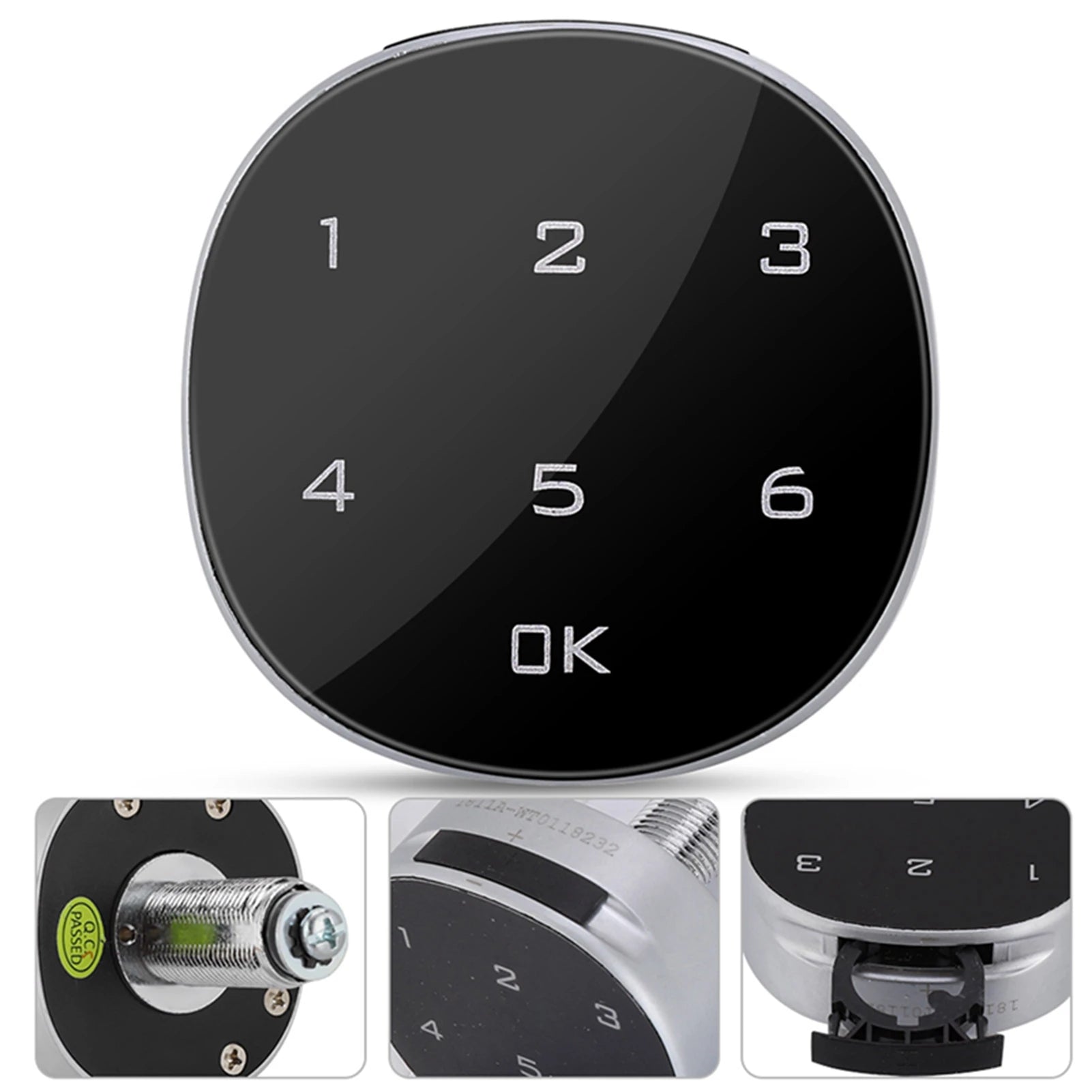 Cabinet  Lock Zinc Alloy  Lock  Digital Electronic Password Coded Lock for Cabinet Mailbox File Sauna Drawer