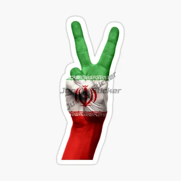 IRAN National Flag Car Sticker for Badge Bicycle Van Laptop Motorcycle Wall Car Window Glass Off-road Decal Customizable