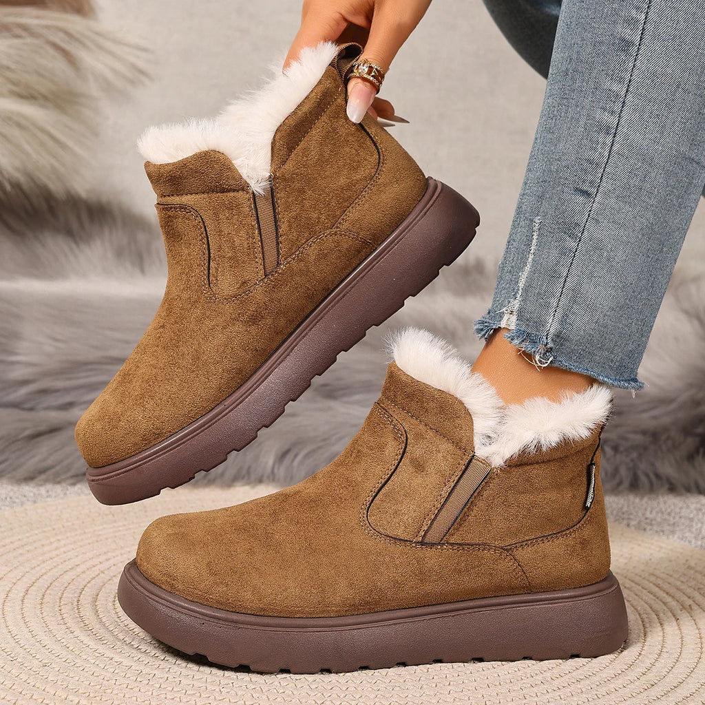 Women's 2025 Winter Cotton Shoes Comfortable and Warm Casual Versatile Thick-Soled Anti-Slip Durable Free Shipping Shoes