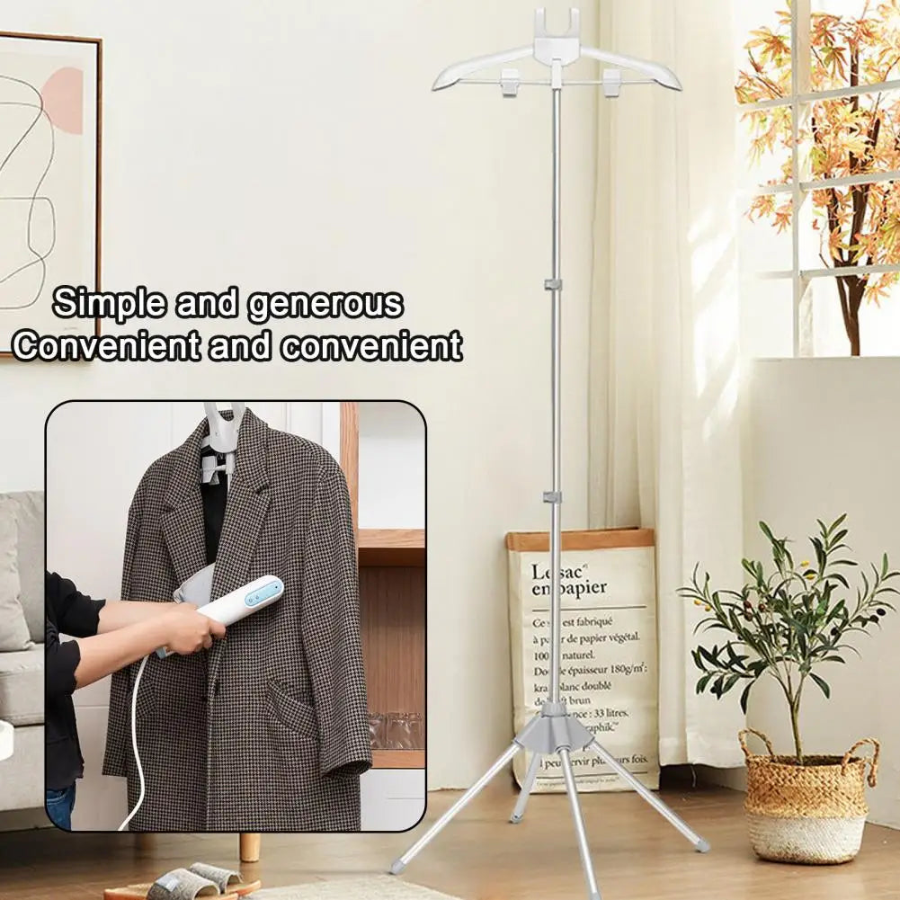 Handheld Steam Hanger Adjustable Standing Garment Steamer Rack with Foldable Hanger for Clothes Ironing Handheld Clothing Steam